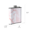 Boss Lady Stainless Steel 8 oz Liquor Flask